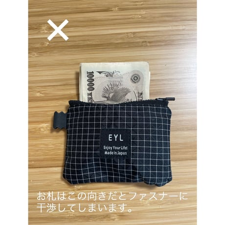 EYL mini wallet "One Shot" X-Pac Coral