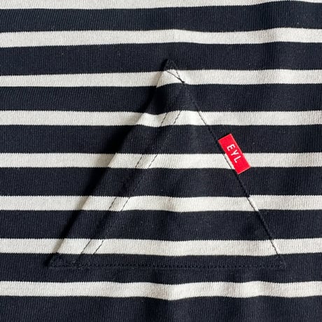 EYL Triangle Pocket S/S Tee DRYCOTTONY HeavyWeight Border