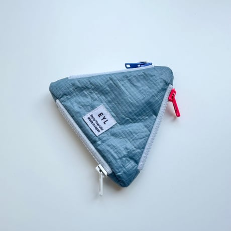 EYL Triple Pocket Pouch【COIN】Sax Blue