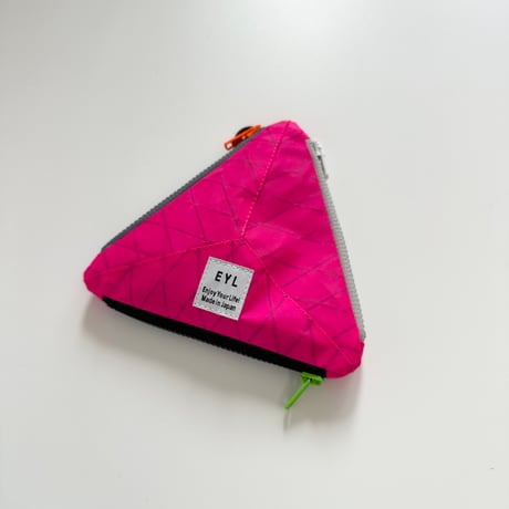 EYL Triple Pocket Pouch【S】Hot Pink