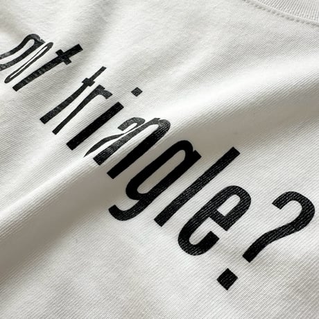 "got triangle?" White Tee