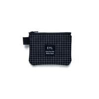 EYL mini wallet "One Shot" Dyneema X-grid Black