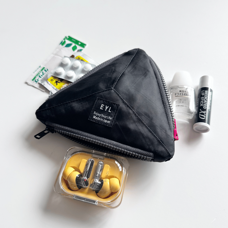 EYL Triple Pocket Pouch トリプルポケットポーチ EYL Triple Pocket Pouch【S】Black | EYL Online St