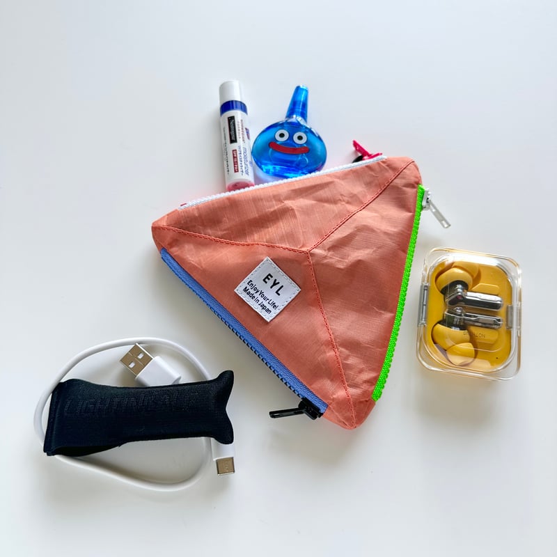 EYL Triple Pocket Pouch【S】DCF Hybrid Orange | E