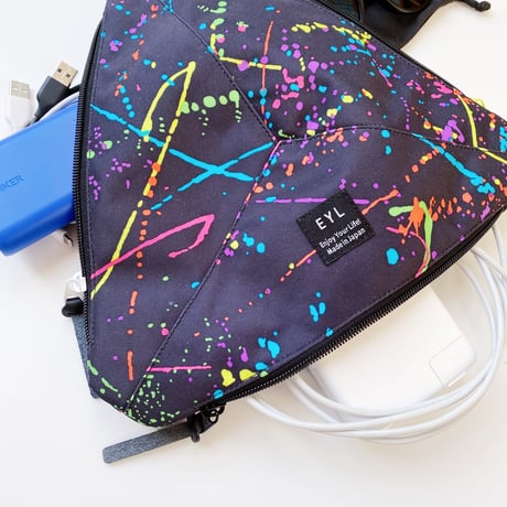 EYL 3 Pocket Pouch【Big】Splatter
