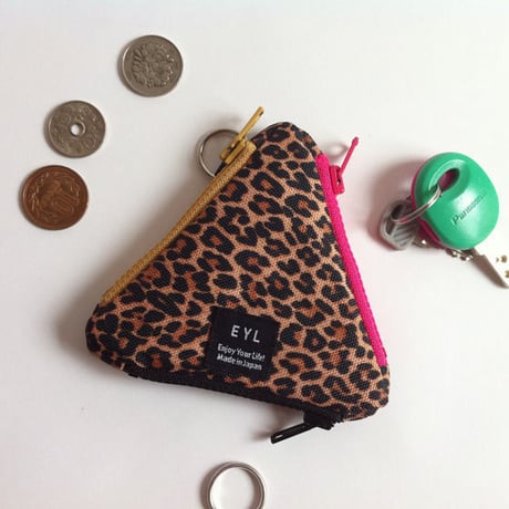 EYL Triple Pocket Pouch【COIN】Leopard