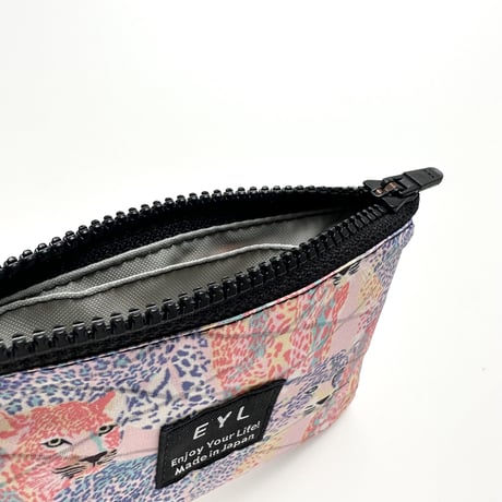 EYL mini wallet "One Shot"  Pink Leopard