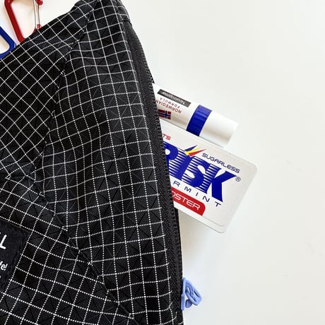 EYL Triple Pocket Pouch【M】Dyneema 210 denier X-grid Black