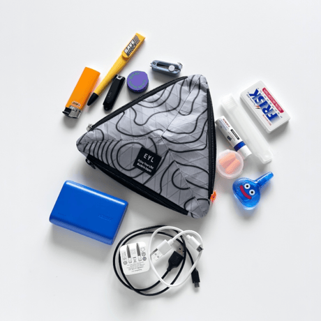EYL Triple Pocket Pouch【M】XPac Topo Map