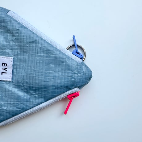 EYL Triple Pocket Pouch【COIN】Sax Blue