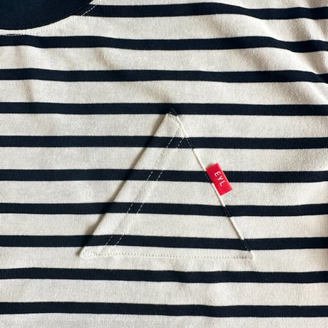 EYL Triangle Pocket S/S Tee DRYCOTTONY HeavyWeight Border