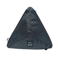EYL Triple Pocket Pouch【L】Dyneema 210 denier X-grid Black