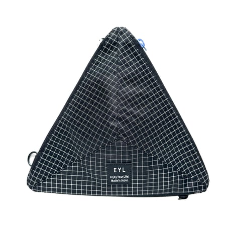 EYL Triple Pocket Pouch【L】Dyneema 210 denier X-grid Black
