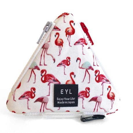 EYL Triple Pocket Pouch【COIN】Flamingo