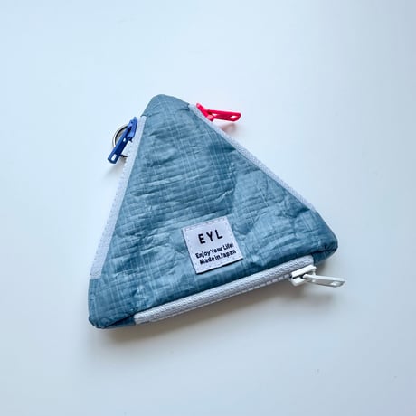 EYL Triple Pocket Pouch【COIN】Sax Blue