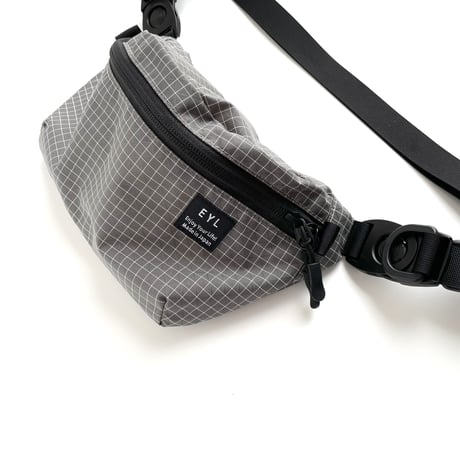 EYL "Waist Bag" 210D HDPE X-Grid Gray