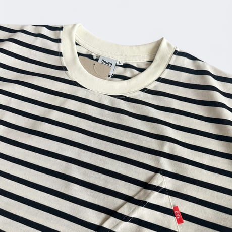EYL Triangle Pocket S/S Tee DRYCOTTONY HeavyWeight Border