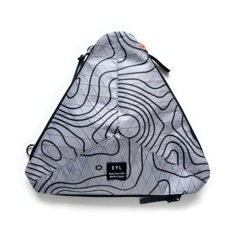EYL 3 Pocket Pouch【Big】XPac Topo map