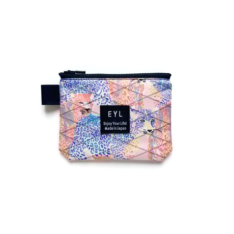 EYL mini wallet "One Shot"  Pink Leopard