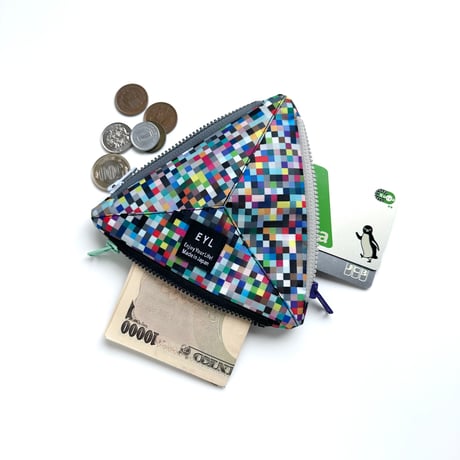 EYL Triple Pocket Pouch【S】Digital Noise