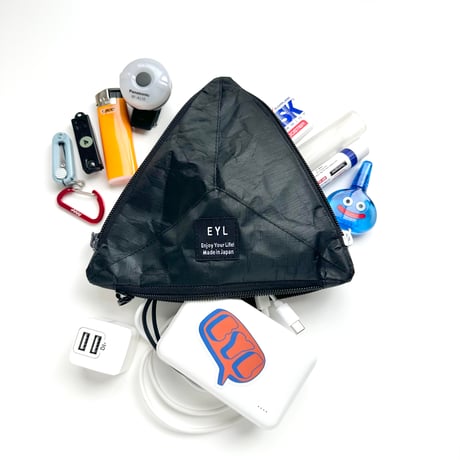 EYL Triple Pocket Pouch【M】 DCF Hybrid Black