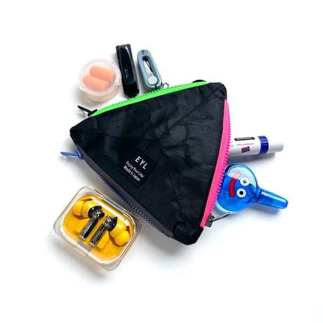 EYL Triple Pocket Pouch【S】DCF Hybrid Black