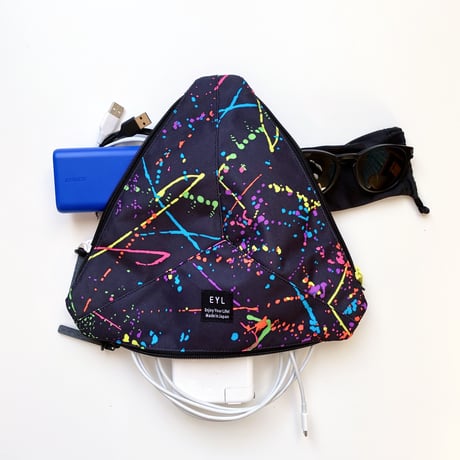 EYL 3 Pocket Pouch【Big】Splatter