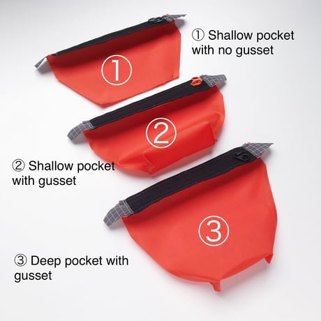 EYL Triple Pocket Pouch【M】X-Pac Forest Floor