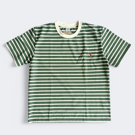 EYL Triangle Pocket S/S Tee DRYCOTTONY HeavyWeight Border