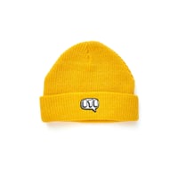 Knit Cap "Sweetness" Glow in the Yellow