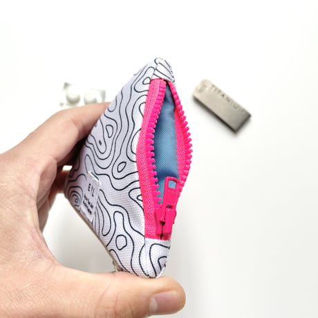 EYL Triple Pocket Pouch【COIN】 Contour Map