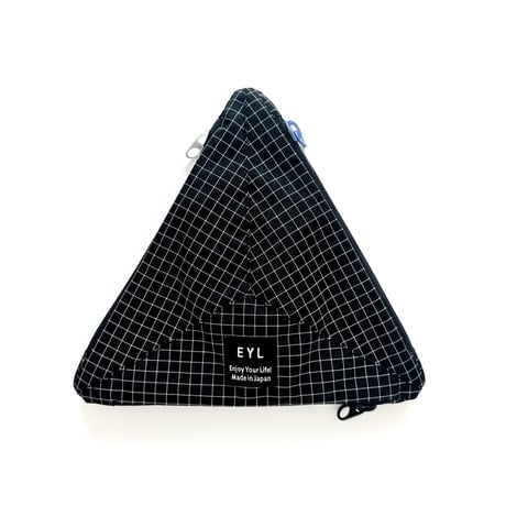 EYL Triple Pocket Pouch【M】Dyneema 210 denier X-grid Black