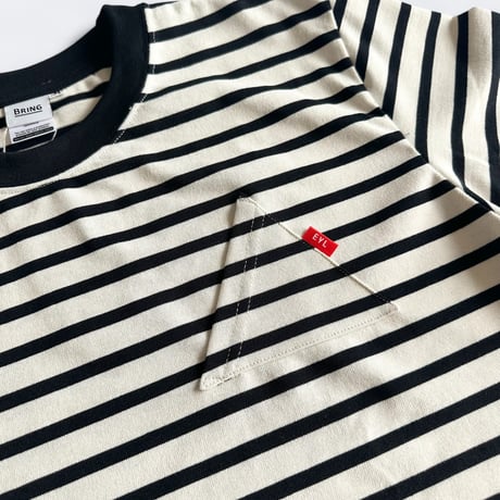 EYL Triangle Pocket S/S Tee DRYCOTTONY HeavyWeight Border