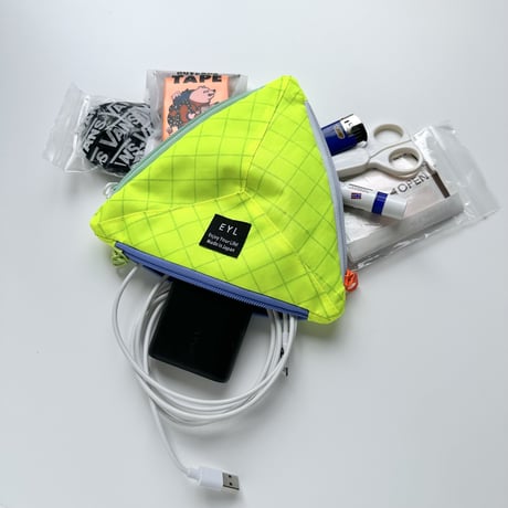 EYL Triple Pocket Pouch【M】ECOPAK Optic Yellow