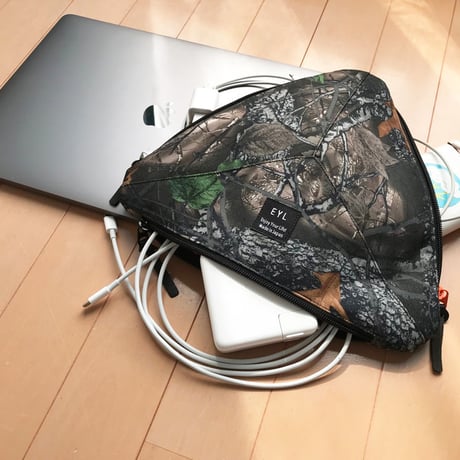 EYL 3 Pocket Pouch【Big】Backwoods Camo
