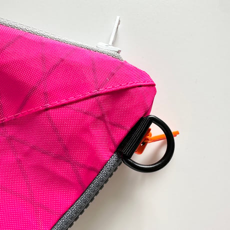 EYL Triple Pocket Pouch【S】Hot Pink