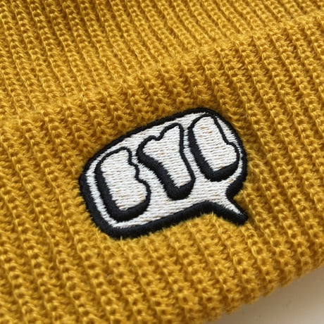 Knit Cap "Sweetness" Glow in the Yellow