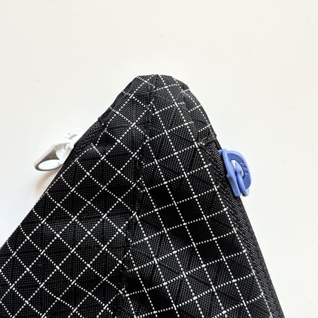 EYL Triple Pocket Pouch【M】Dyneema 210 denier X-grid Black