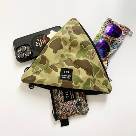 EYL Triple Pocket Pouch【L】Hunting Camo