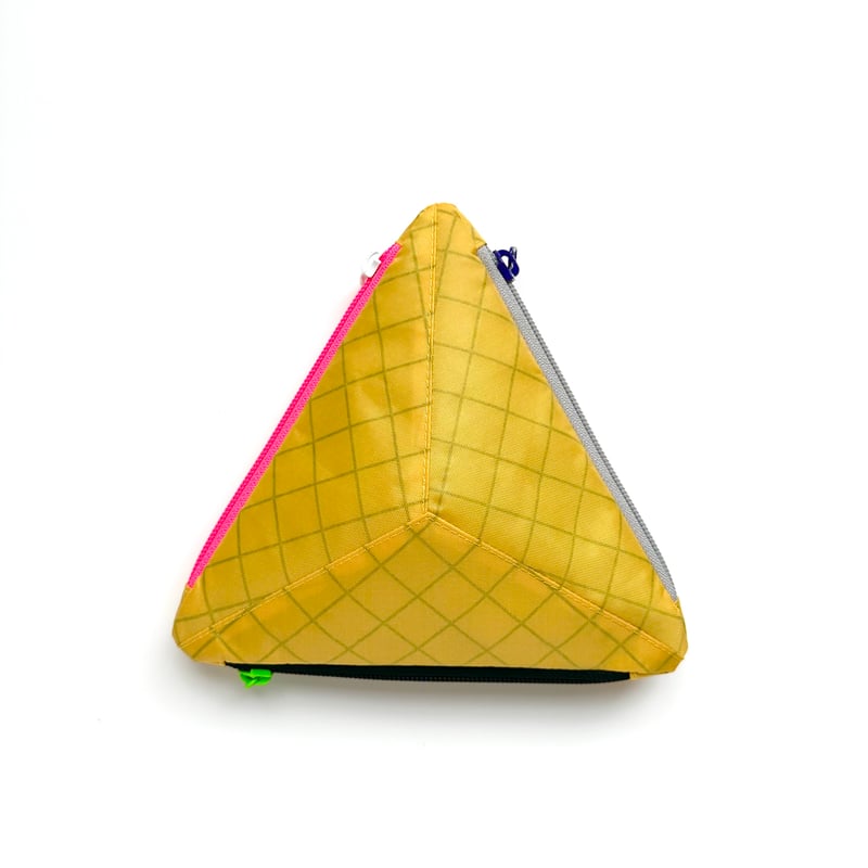 EYL Triple Pocket Pouch【S トリプルポケット ポーチ 黄 EYL Triple Pocket Pouch【S】DCF Hybrid Yellow | E