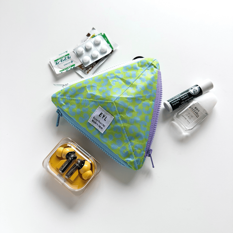 EYL Triple Pocket Pouch【S】DCF Hybrid Green Leop