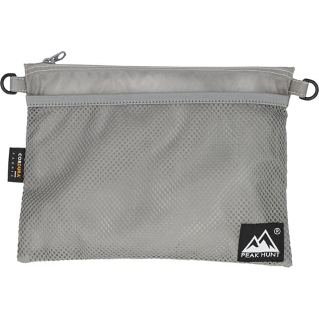 【公式サイト限定商品】サコッシュ 小さめ 撥水 防水 超軽量 メンズ レディース 登山 トラベル ハイキング 旅行 グレー PEAKHUNT(ピークハント）