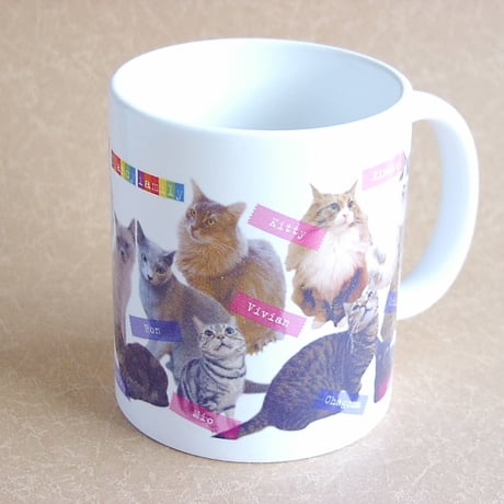 【ニャンシー】猫カフェマグカップ★Nyancyファミリー★