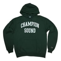 "CHAMPION SOUND" PULLOVER HOODIE DARK GREEN