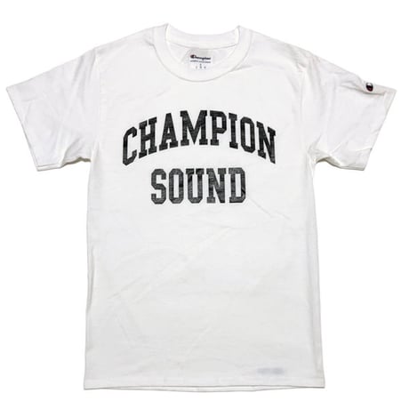 "CHAMPION SOUND" S/S TEE WHITE