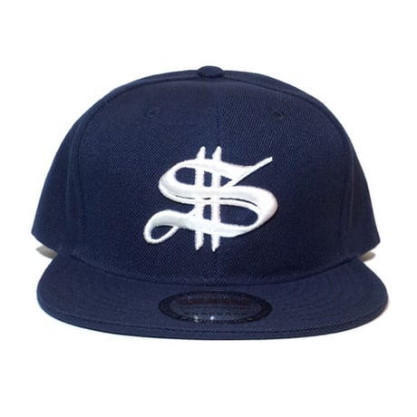SCARS "TIME IS MONEY" SNAPBACK CAP NAVYxWHITE