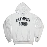 "CHAMPION SOUND" PULLOVER HOODIE WHITE