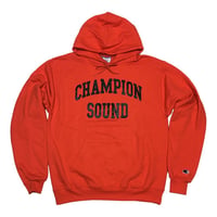 "CHAMPION SOUND" PULLOVER HOODIE ORANGE