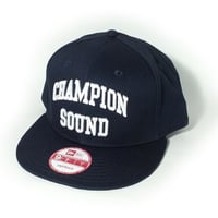 "CHAMPION SOUND" NEW ERA SNAPBACK CAP NAVY