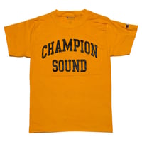 "CHAMPION SOUND" S/S TEE GOLD